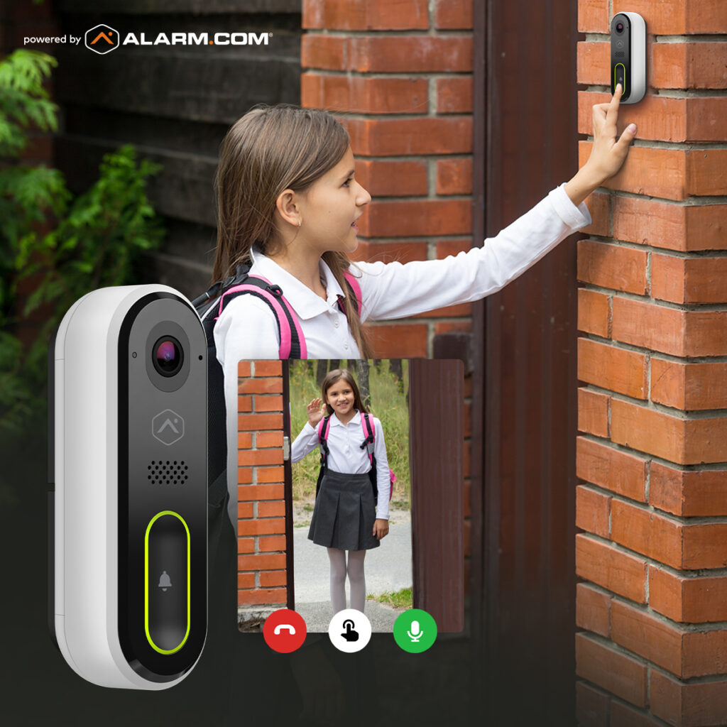 Alarm.com ADC-VDB770 Next Generation Video Doorbell With advanced Video Analytics