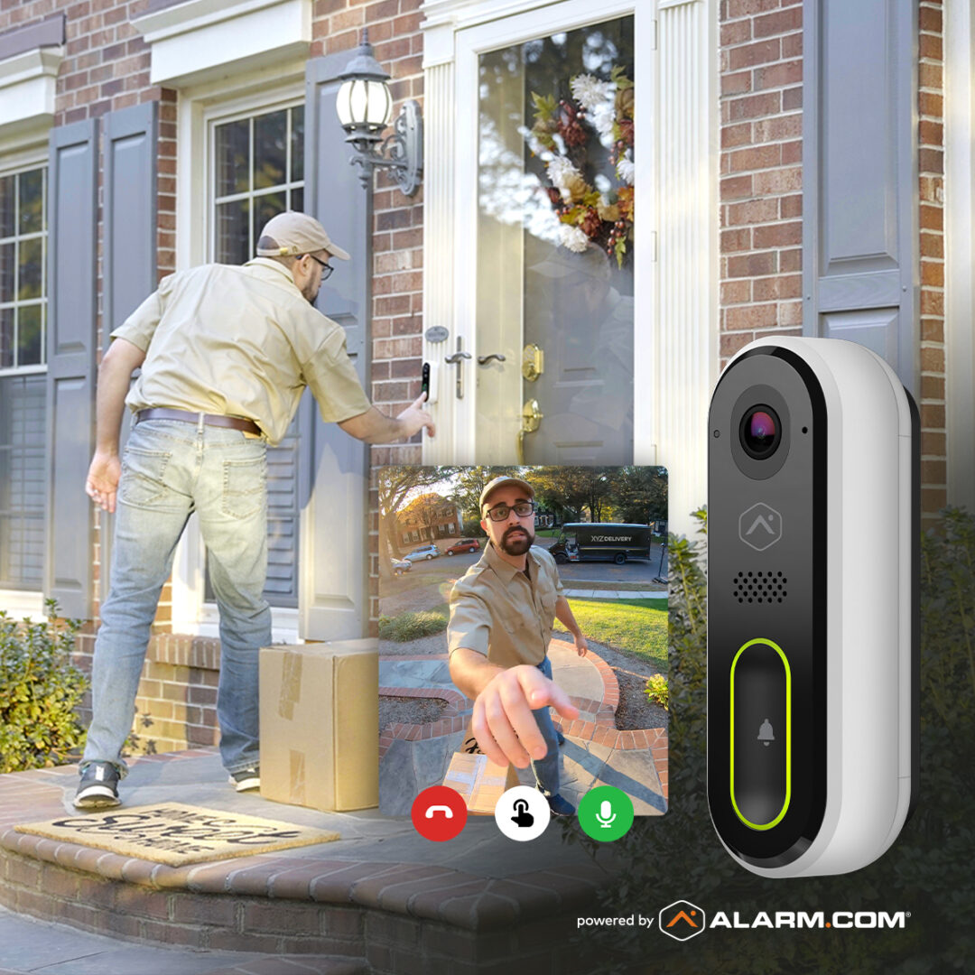 Alarm.com ADC-VDB770 Next Generation Video Doorbell With advanced Video Analytics