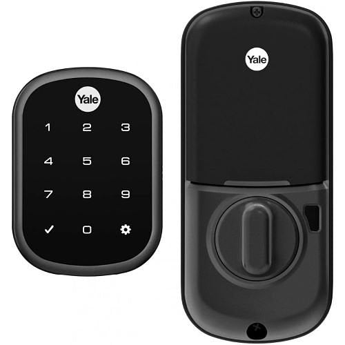 Yale YRD156-ZW2-BSP Assure Lock Pro SL Touchscreen Key-Free Deadbolt with Z-Wave Plus, Black Suede