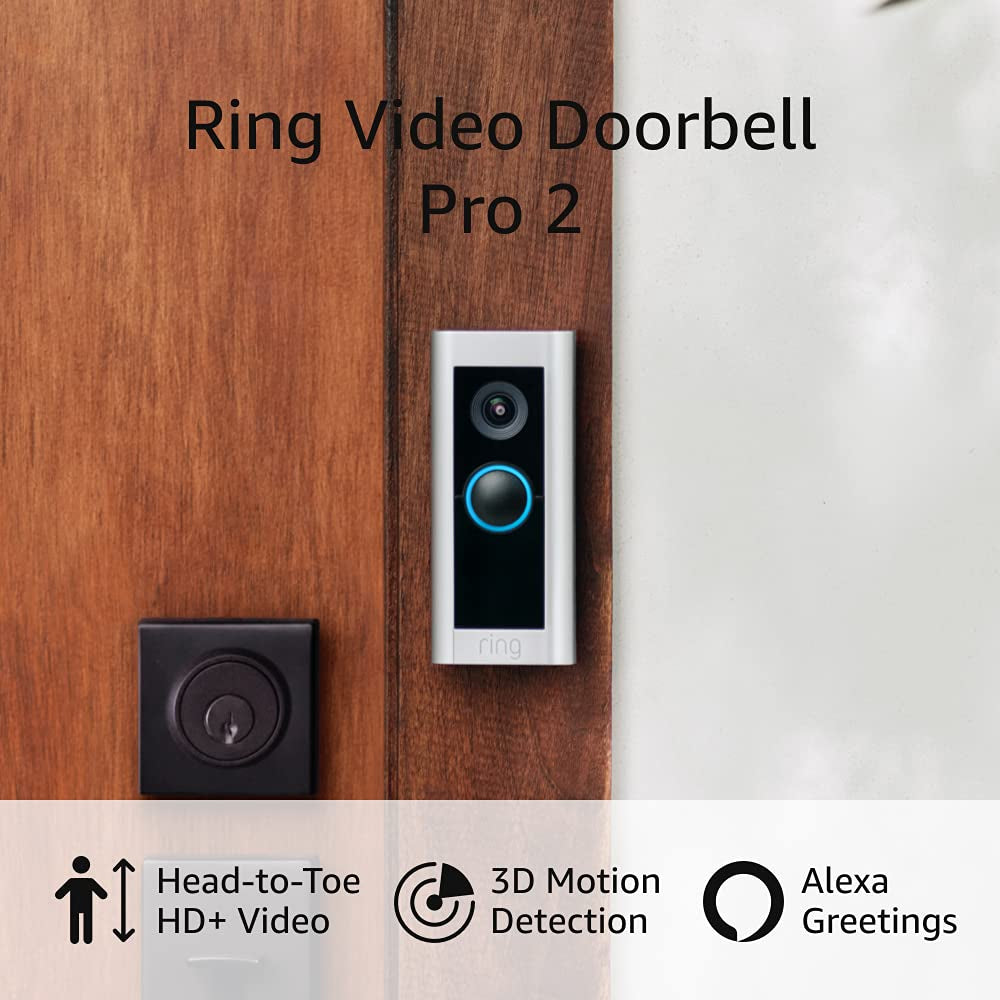 Video Doorbell Pro 2 – Best-In-Class with Cutting-Edge Features (Existing Doorbell Wi Required) – 2021 Release
